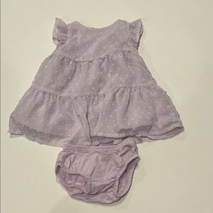 Carters 6 month Lilac Baby Dress & Bloomers